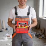 Personalized 3D Printing Red Tool Chest Pen Holder with Name Workshop Office Accessory Garage Decor Birthday Gift for Tool Lovers Mechanics
