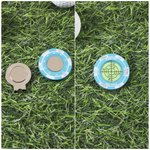 Marcador de Lector de Golf Personalizado Clip Magnético para Sombrero con Nombre Campo de Golf Uso Cumpleaños Aniversario Día del Juego Regalo para Amante de los Jugadores de Golf