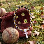 Personalized Baseball Softball Cross Tornado 3-Rope Braided Necklace with Engraved Text Team Spirit Birthday Gift for Sport Lovers