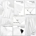 Gepersonaliseerde Pyjamaset met 1-4 Gezichtsfoto’s Naam en Geruit Design Verjaardagscadeau voor Oma Mama Vrouwen of Huisdierliefhebbers