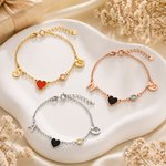 Personalizada Constelación Piedra de Nacimiento Inicial Corazón Colgantes Pulsera Uso Diario Aniversario Cumpleaños Regalo para Mujer Amigo Novia