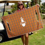 Gepersonaliseerde Plaid Golfkar Stoelhoes Golfkar-deken voor 2 Personen met Naam en Initiaal Verjaardagscadeau voor Golfers en Golfliefhebbers