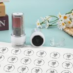Tampon de naissance personnalisé avec boîte en bois et nom Cadeau d'anniversaire de rentrée pour bibliothécaire