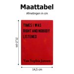 Gepersonaliseerd A5 PU-leer Notitieboek met Grappige Tekst Naam en 200 Gelinieerde Pagina’s Verjaardagscadeau voor Collega’s of Vrienden