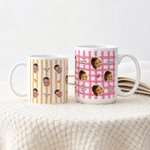 Tasse en céramique multicolore personnalisée avec texte Anniversaire Cadeau d'anniversaire pour enfants