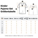 Personalisiertes mehrfarbiges Pyjama-Set | mit 1–5 Gesichtsfotos | T-Shirt und Shorts | Vatertag Muttertag Geburtstag Geschenk für Familie Kinder