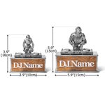 Personalized DJ Figurine Music Theme Desk Decoration with Name Party Planning Birthday Gift for Friend Music Lover
