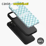 Coque personnalisée en carton à damier du Marsupilami pour iPhone avec nom Cadeau d'anniversaire pour femmes et filles Callie × Marsupilami®