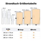 Personalisiertes Strandtuch mit abstraktem Graffti-Design und Namen | übergroß und schnelltrocknend | Geburtstag Party Geschenk für Freunde Familie