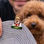 Personalised Cute Cartoon Pet Character Photo Magnetic Hat Clip Golf Ball Marker with Name Birthday Anniversary Game Day Gift for Golf Lovers