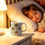 Tasse en céramique multicolore personnalisée avec texte Anniversaire Cadeau d'anniversaire pour enfants