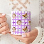 Tasse en céramique multicolore personnalisée avec texte Anniversaire Cadeau d'anniversaire pour enfants