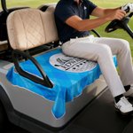 Personalized Golf Elements Diamond Argyle Golf Cart Seat Cover with Name Summer Hot UV Protection Seat Protector Birthday Gift for Golf Lovers Golfers