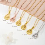 Personalised 1-6 Birthstones Tree of Life Necklace Dainty Jewellery Daily Wear Mother’s Day Gift for Mom Friend