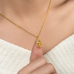 Personalised 1-6 Birthstones Tree of Life Necklace Dainty Jewellery Daily Wear Mother’s Day Gift for Mom Friend
