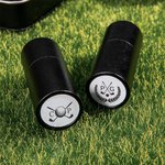 Sello de bola de golf personalizado con monograma y caja metálica Accesorio de golf Regalo deportivo de cumpleaños para jugadores de golf