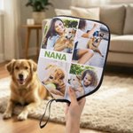 Gepersonaliseerde 1-12 foto's Collage Pickleball Paddle Cover met tekst Verjaardag Game Day Gift voor familie vriend Pickleball-speler