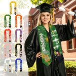 Personalized Class of 2026 Photo Collage Multicolour Graduation Stoles with Name and Text Loving Memorial Graduation Gift for Graduates