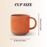 Personalised Pearl Effect Birth Flower 12 oz Ceramic Coffee Mug with Handle and Name Daily Use Birthday Mother's Day Gift for Women