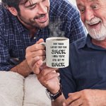 Personalizada Bonus Dad Humorous Pattern Design 11 oz 15 oz Taza de Cerámica con Nombre y Texto Día del Padre Cumpleaños Regalo para Step Dad Hombre
