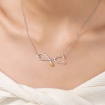 Personalized Exquisite Stethoscope Birthstone Necklace with Name Dainty Jewelry Graduation Birthday Gift for Medical Staff Graduate