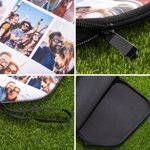 Gepersonaliseerde 1-12 foto's Collage Pickleball Paddle Cover met tekst Verjaardag Game Day Gift voor familie vriend Pickleball-speler