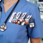 Personalized Simple Title Surname 3-In-1 Ballpoint Pen with Medical Element Charm Nurse's Day Nurse Week Appreciation Gift for Nurse Caregiver