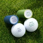 Personalized Funny Male Body Part Design Name Multicolour Golf Ball Stamp Club Competition Souvenir Birthday Gift for Golf Lover Golfer