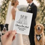 Set di 10 pacchetti di fazzoletti di carta per matrimonio personalizzati in bianco e nero 1-3 foto di animali domestici con nome e data Bomboniere di nozze Regalo di festa per gli ospiti