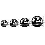 Personalised Black Golf Player Swing Pattern Metal Sign with Name and Text Home Decor Daily Use Birthday Gift for Golf Lovers