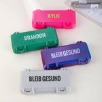 Personalisierte 3D-Druck Medikamentenbox für Mounjaro mit Fächern und Namen Tragbare Reiseutensilien Geburtstag Geschenk für Diabetes-Betroffene
