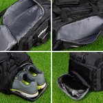 Gepersonaliseerde Dragon Geboortesteen Grote Capaciteit Duffeltas met Naam Verjaardag Team Gift voor American Football Lover