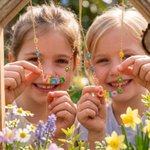 Personalizado estilo fresco primavera flor colorido nombre collar cumpleaños mejor amigo regalo para Besties adolescentes mujeres niñas