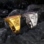 Personalisierter Siegelring mit eigenem Wappen und Text | Wappenring | Schmuck | Herren-Accessoire | Vatertag Geburtstag Jahrestag Geschenk für Männer