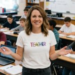 Personalised Multicolor Teacher Sweatshirt T-shirt Hoodie with Title and Surname Graduation Teacher Appreciation Gift for Teacher