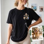 Personalisierte Ein Tag im Leben eines Haustieres Sweatshirt T-Shirt mit Haustier Foto Illustration tägliche Kleidung Geschenk für Tierbesitzer