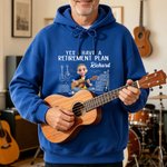 Personalized Multicolor Guitar Cartoon Character T-shirt Sweatshirt Hoodie with Name Daily Wear Birthday Gift for Music Lovers Friends