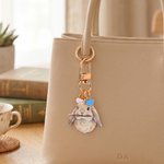 Personalized Paw Heart Bone Pet Photo Keychain with Initial Bag Charm Birthday Daily Decor Gift for Pet Owners Animal Lovers