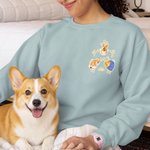 Personalisierte Ein Tag im Leben eines Haustieres Sweatshirt T-Shirt mit Haustier Foto Illustration tägliche Kleidung Geschenk für Tierbesitzer