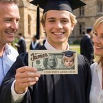 Personalised Graduation Cap Photo Wooden Money Holder with Name and Year Graduation Ceremony Party Gift for Graduates Classmates Friends