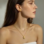 Personalisierte Geburtsstein Liebe Hochland Kuh Halskette Ohrringe Zierliche Schmuck täglich tragen Geburtstagsgeschenk für Frauen Hochland Kuh Liebhaber