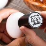 Personalized Chicken Design Name Safe Egg Stamp with Food Grade Ink and Box Birthday Gift for Family Farmer Breeder