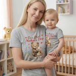 Camiseta y body para bebé personalizados de 100% algodón con nombre y diseño primer Día de la Madre regalo de cumpleaños para mujeres y bebés