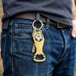 Personalised World Cup Trophy Photo Design Bottle Opener Keychain with Name and Number Sports Memorabilia Birthday Father's Day Gift for Soccer Fans