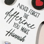 Ornement personnalisé en uniforme d'infirmière avec titre et nom Décoration en bois Semaine des infirmières Cadeau pour infirmière