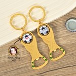 Personalised World Cup Trophy Photo Design Bottle Opener Keychain with Name and Number Sports Memorabilia Birthday Father's Day Gift for Soccer Fans