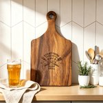 Personalised Engraved Everything Tastes Better Wooden Charcuterie Chopping Board with Handle and Year Home Decor Birthday Father's Day Gift for Dad