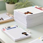 Bloc de notas personalizado para niños con 40/80 páginas y nombre Uso diario Vuelta al cole Cumpleaños Regalo para niños Estudiantes