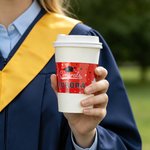 Personalized Grad Class of 2026 Set of 20 Waterproof Graduation Water Bottle Labels Stickers with Name and Year Graduation Party Gift for Graduates