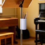Personalisierte 3D-gedruckt Flexible Musikinstrument Stand Bleistifthalter mit Namen Musik Studio Geburtstag Geschenk für Musikliebhaber